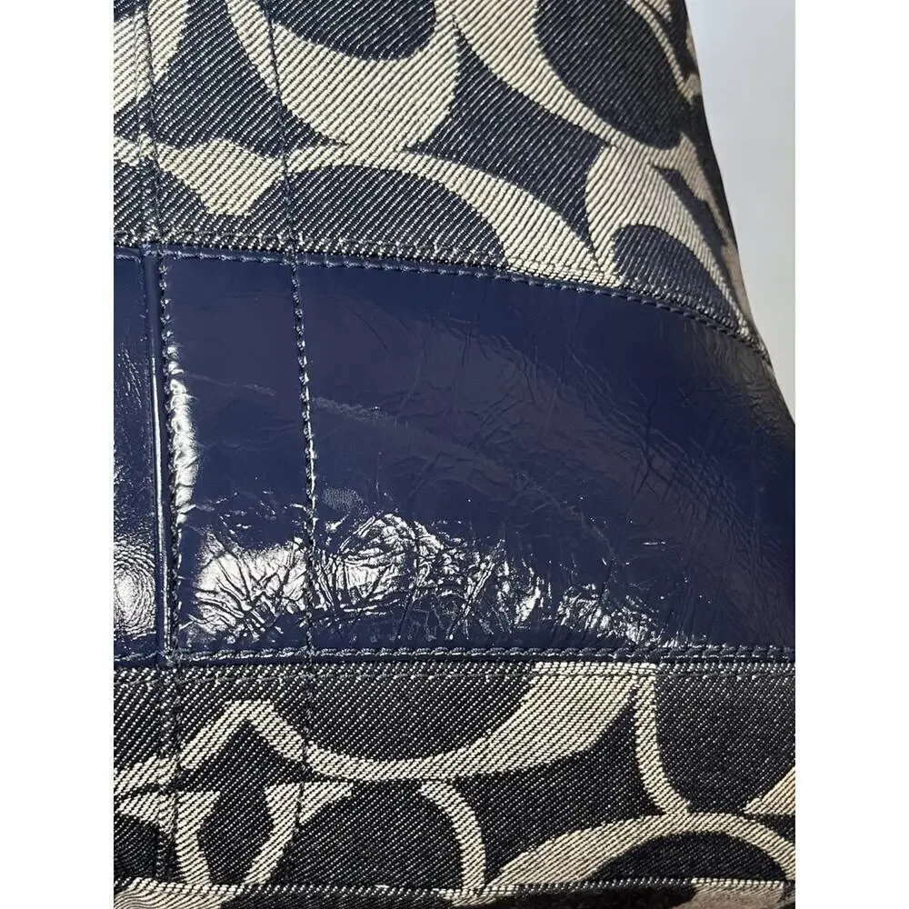 Y2K Coach 12549 Legacy Signature Denim Hobo Bag & 41718 Wristlet